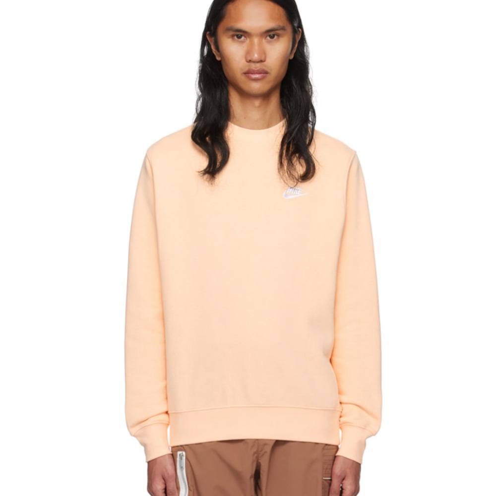 Orange nike crewneck